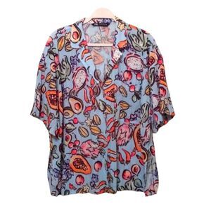 Zara Multicolor Button Down Shirt